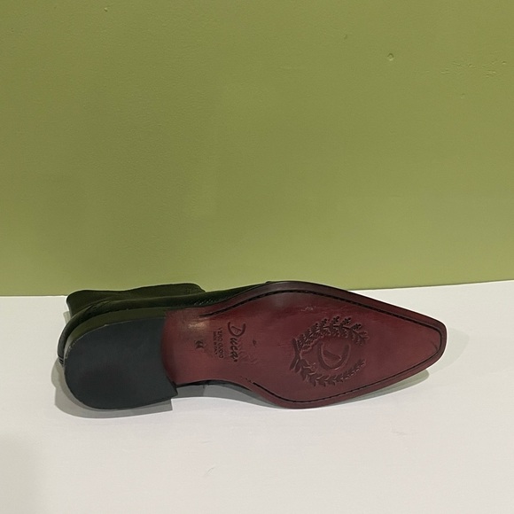 Duca boot black point toe side zipper Italian leather - Picture 5 of 5